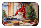 Cookies with Santa Claus Babbo Natale Dish Drying Mat