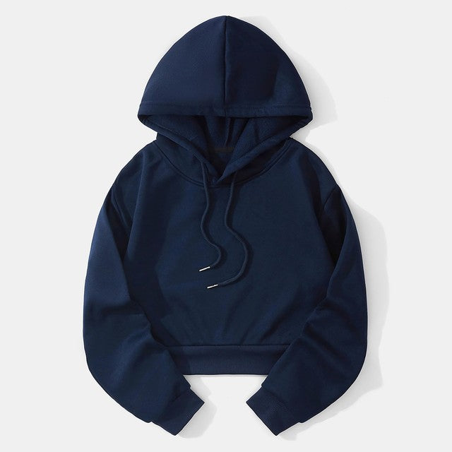 Fashionable Artistic Eyelash Print Hooded Sweatshirt
