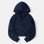 Fashionable Artistic Eyelash Print Hooded Sweatshirt