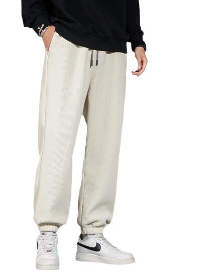 Men's Warm Winter Corduroy Trousers with Cashmere