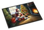 Beagle and Santa Claus Doormat