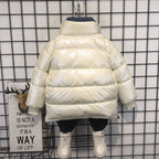 Boys Black Cotton Windbreaker Jacket for Winter 2023
