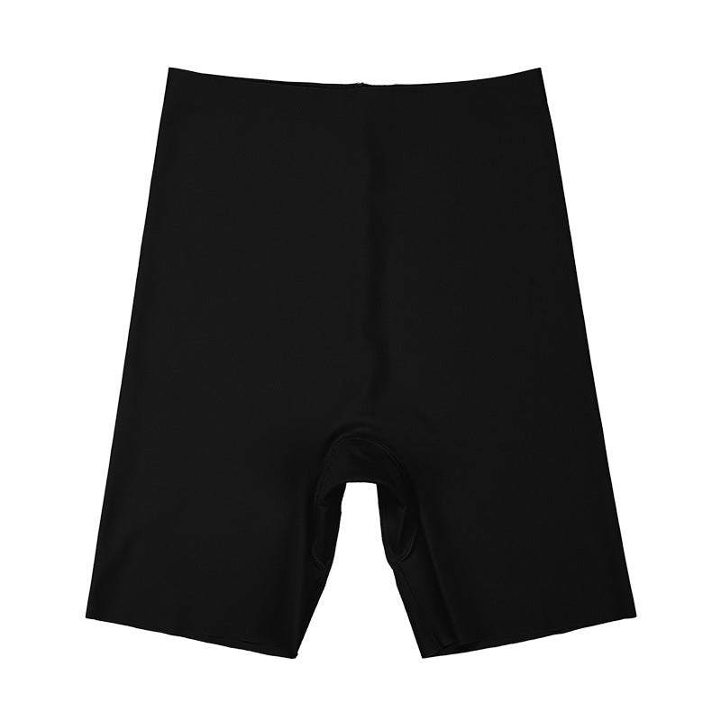 High-Waisted Plus Size Cotton Safety Shorts for Women