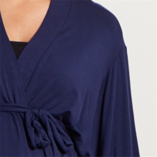 Maternity Lace Trim Pajamas with Nursing Nightgown