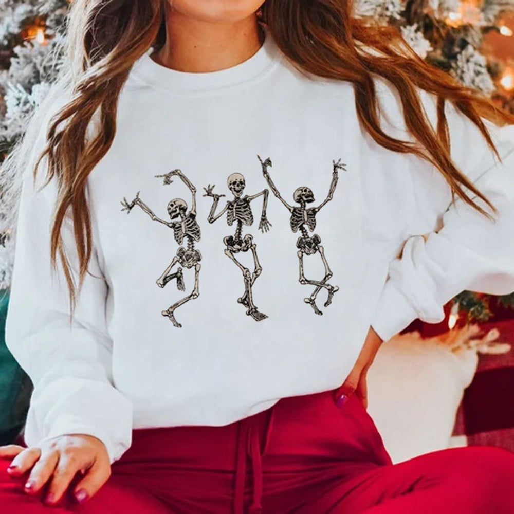 Halloween Women's Long Sleeve Round Neck Sweater