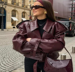 Roberta Jacket - Vintage Motorcycle Style (One Piece)