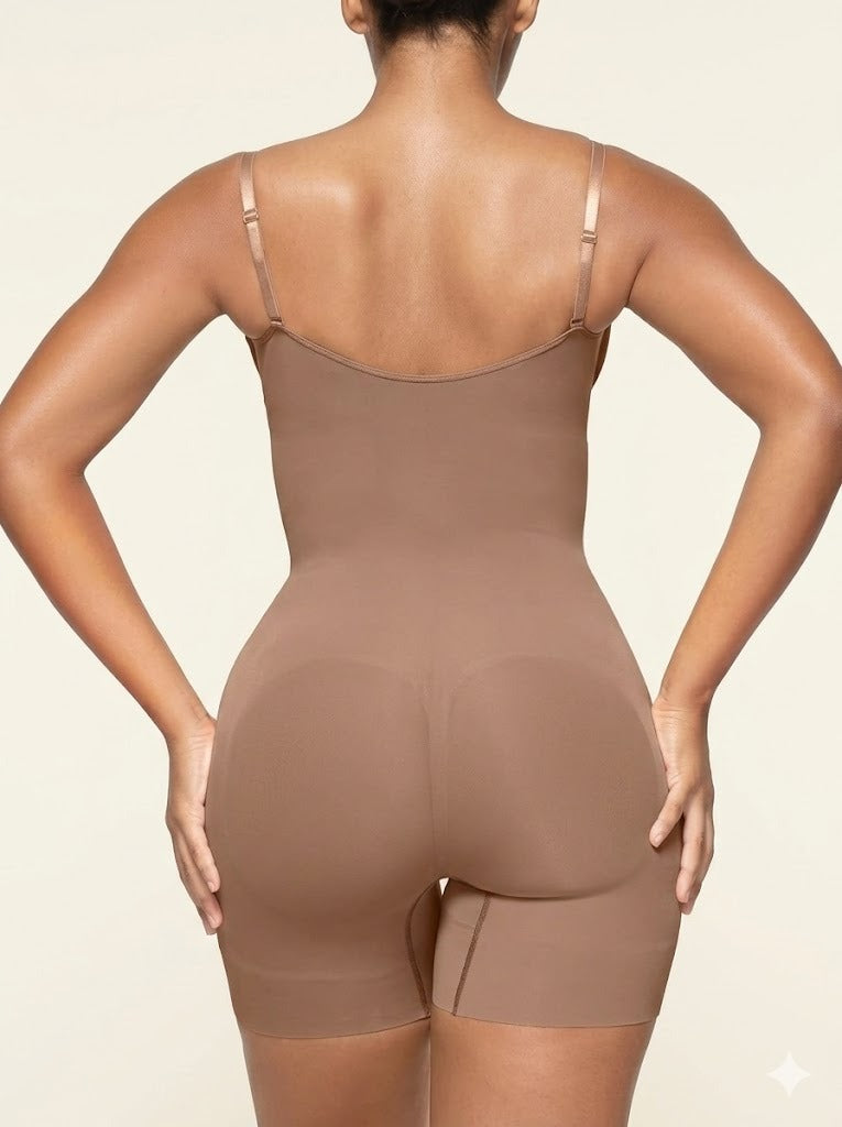 Open Bust Seamless Tummy Control Bodysuit