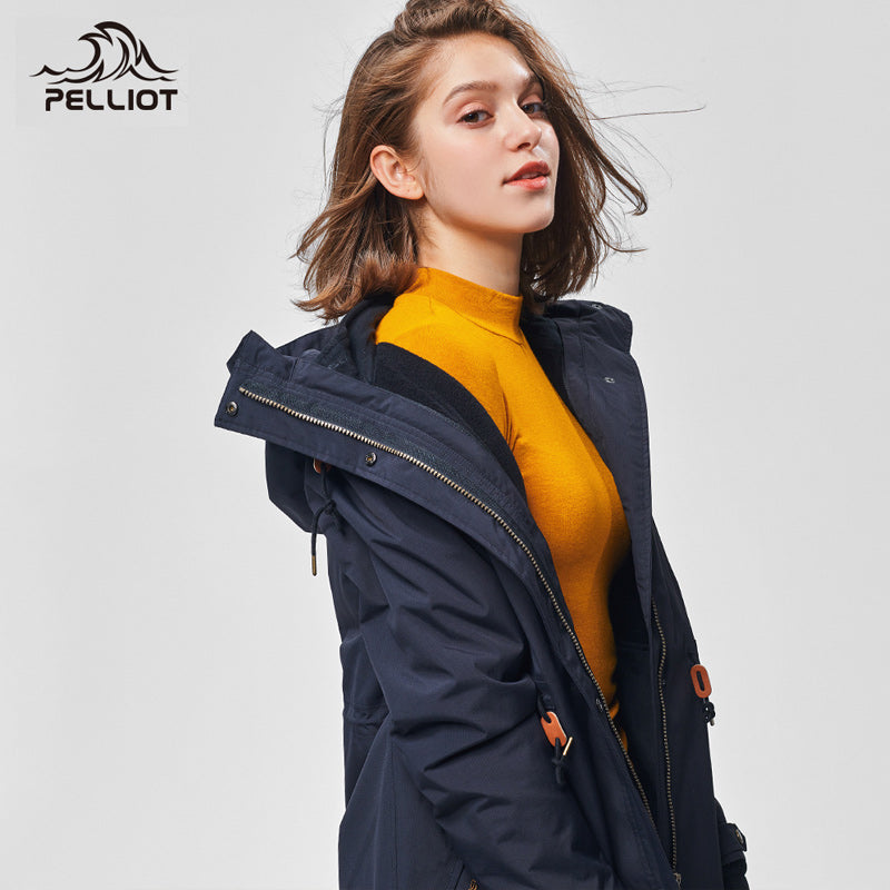 Pelliot Women's Waterproof Softshell Winter Jacket