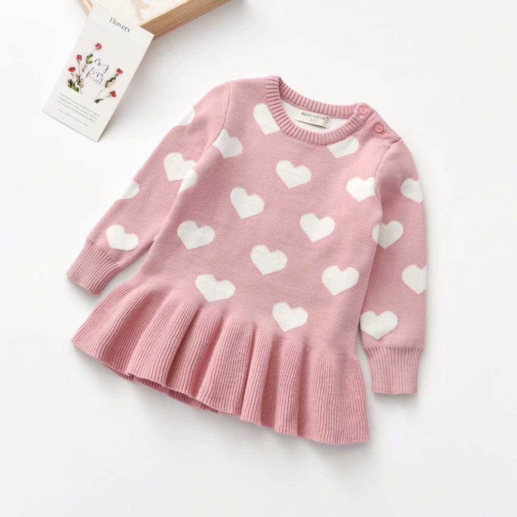 Lace Sweater for Girls - Multi-Love Knitwear Design