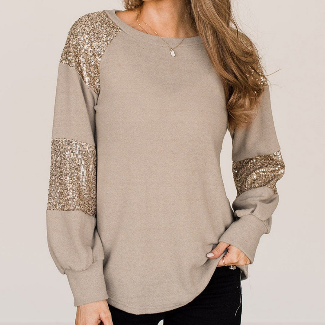 New Women’s Pullover Round Neck Long Sleeve Top | Streetwear