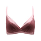 102# Premium Sheer Lingerie Push-Up Bra in Rose