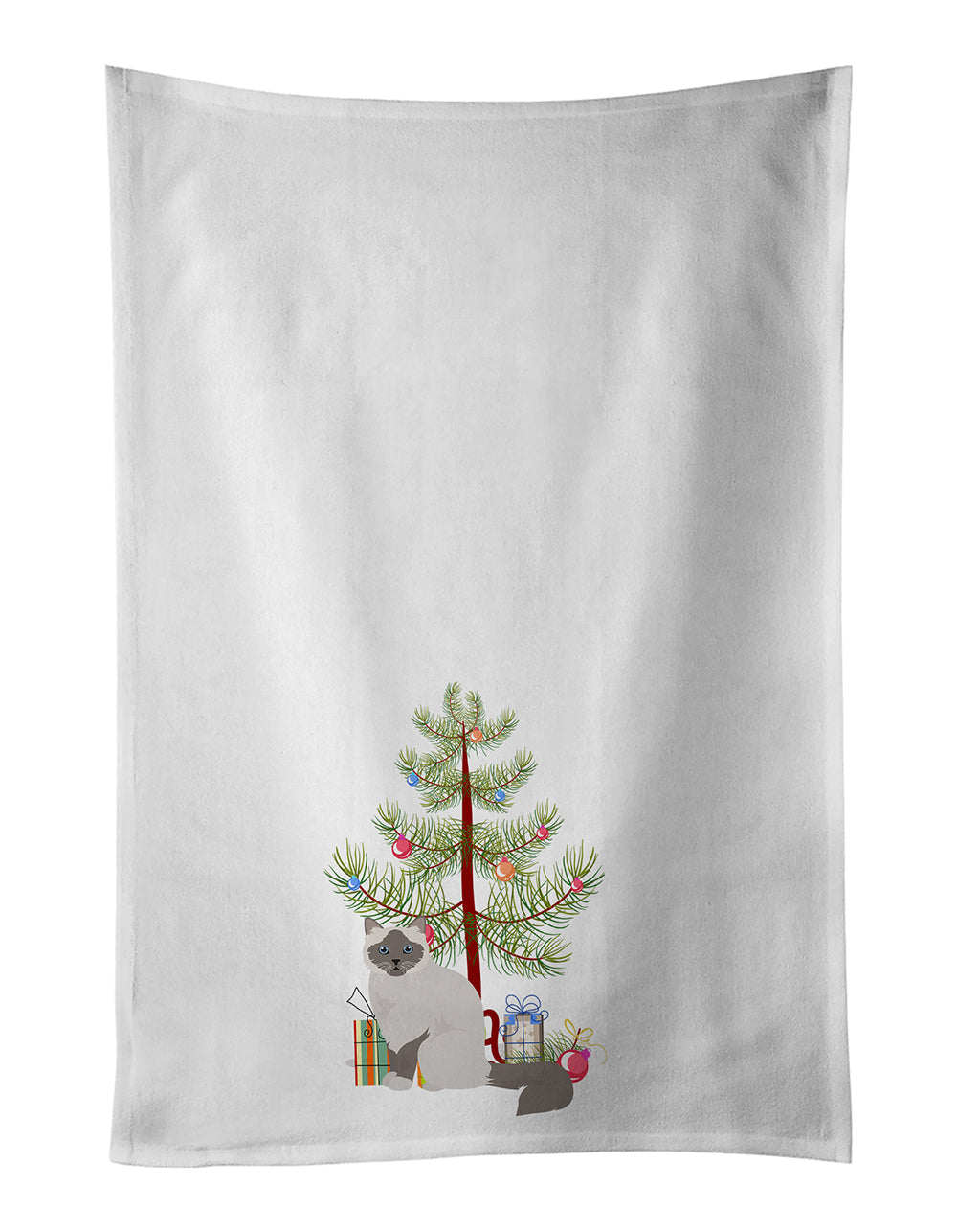 Birman Cat Christmas Kitchen Towel Set of 2
