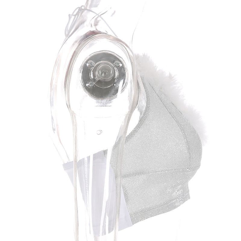 Spring 2020 V-Neck Sexy Glitter Camisole Top