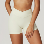Cross-Waist Women's Workout Shorts