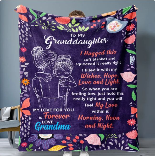 3D Printed Flannel Throw Blanket