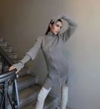 Women's Casual Thick Zipper Sweater