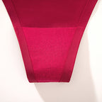 Seamless Ice Silk Thong Underwear for Women
