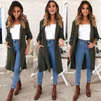 New Long-Sleeved Trench Coat for Autumn and Winter