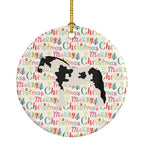 Cyldesdale Horse Christmas Ceramic Ornament