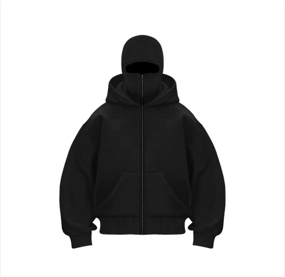 Fleece-Lined Double Hooded Sweater