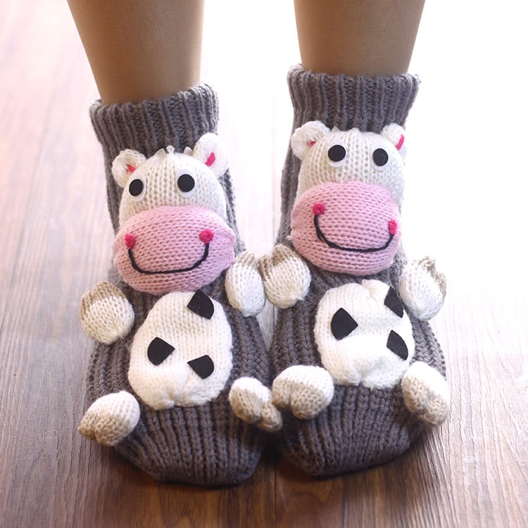 Thickened Middle Tube Adult Christmas Socks