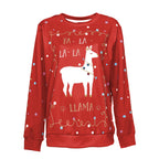 Reindeer Digital Christmas Crewneck Sweatshirt | Streetwear