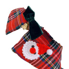Pet Christmas Scarf and Cape Apparel