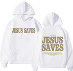 Letter Print Hooded Fashion Sweater