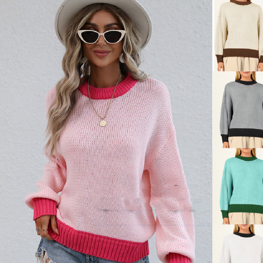 Women's Loose Knitted Pullover Sweater | Streetwear