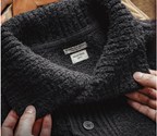 Thick Thermal Sweater with Lapel for Men