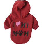 Fleece Sweater for Dogs with Letter Print Design