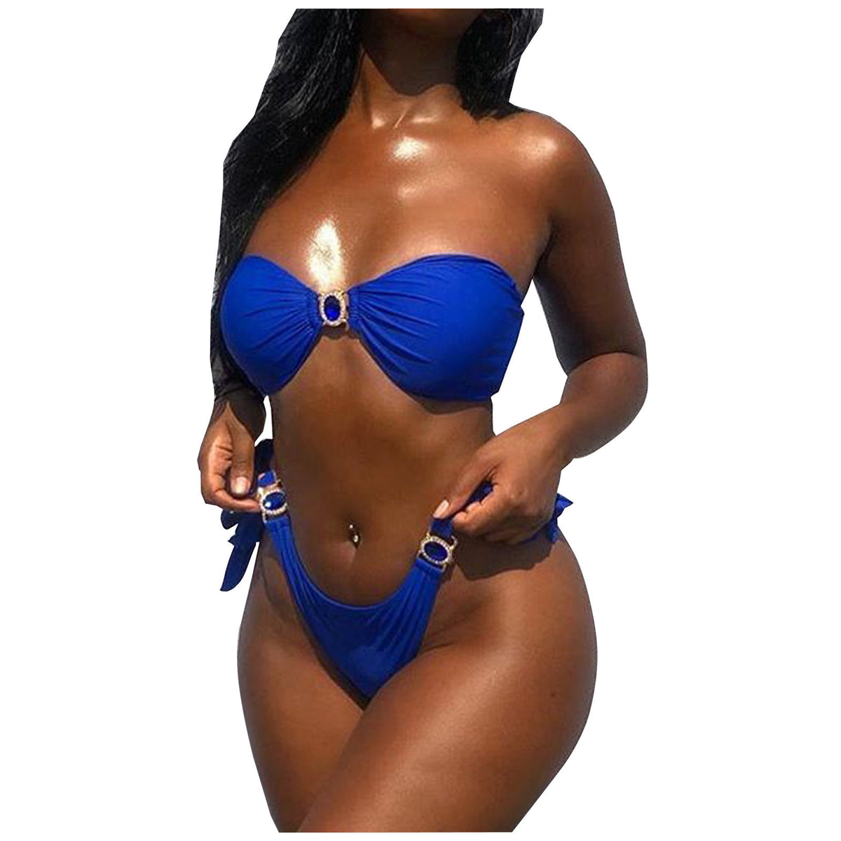 Stylish Blue Bikini Set for Women
