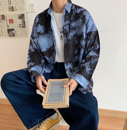 Men's Japanese Loose Coat in Relaxed Style