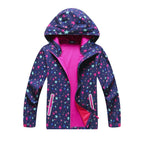 Big Girl Outdoor Zipper Hooded Cardigan Jacket