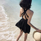 New Sleeveless Backless High-Waist Hollow Dress