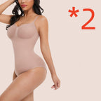 Plus Size Women's Stretch Shapewear Bodysuit