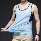 Men's Summer Running Tank Top for Fitness and Basketball