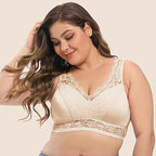 Lace Bralette with Removable Pads - Wireless Design