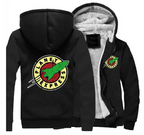 Thick Winter Plus Velvet Zipper Sweater