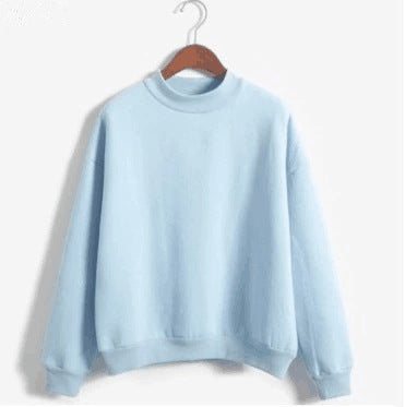 Women's Sweet Korean O-Neck Knit Hoodie Sweater | Streetwear