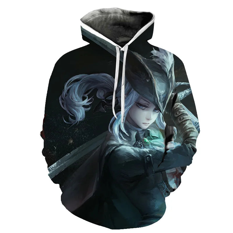 3D Printed Men's Oversized Hoodie Pullover (4XL) | Streetwear