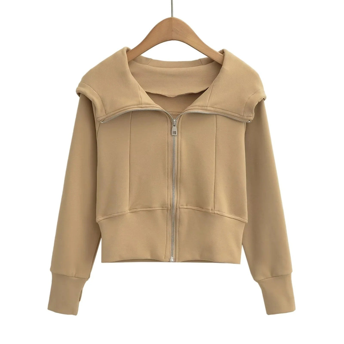 Slim Fit Women's American Street Sports Hoodie Coat | Streetwear