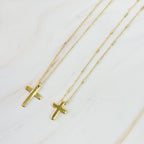 Pretty Chain Cross Necklace (Set of 2)