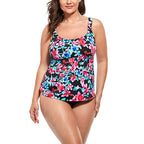 Plus Size Sexy Printed Women's Summer Swimwear Set