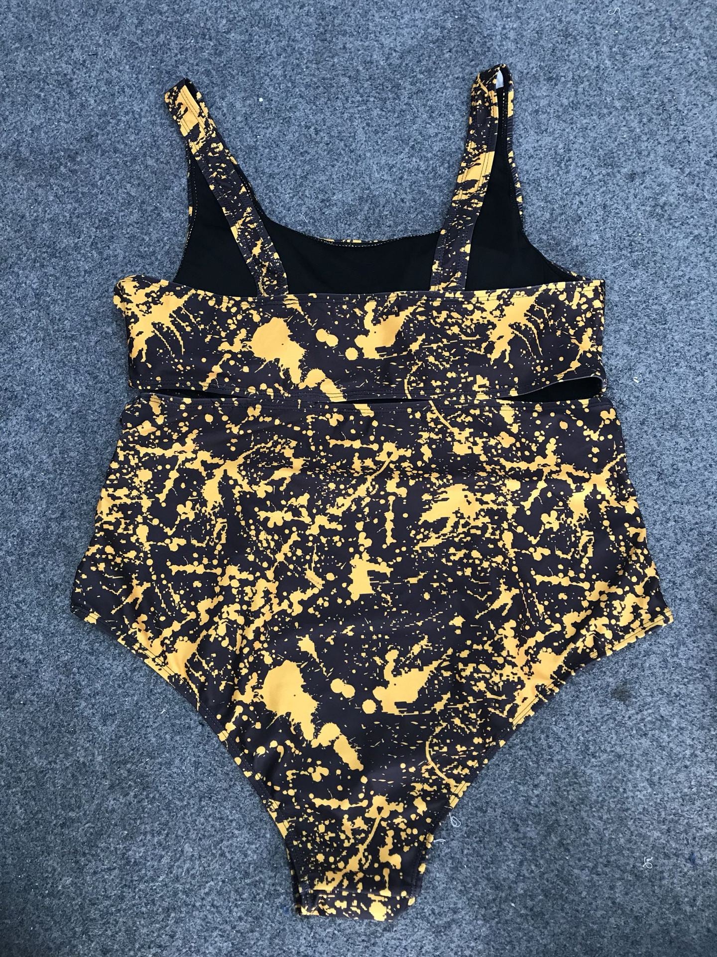 Plus Size Cut-Out One-Piece Swimsuit