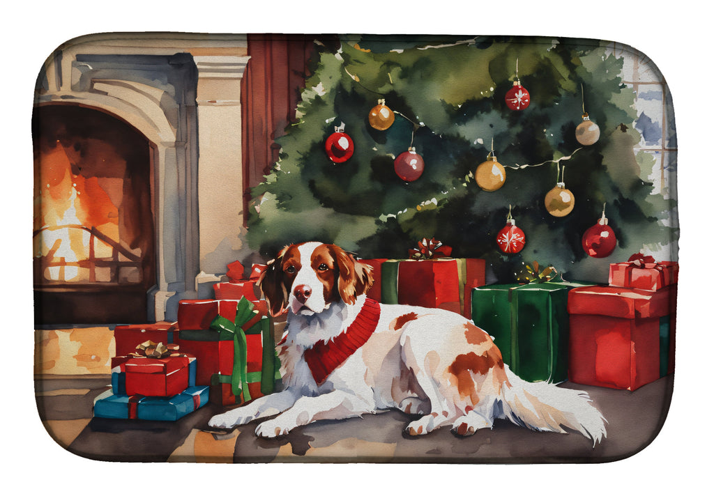 Brittany Cozy Christmas Dish Drying Mat