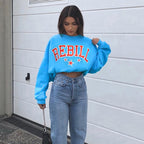 Versatile Long Sleeve Sweatshirt for Women | Streetwear