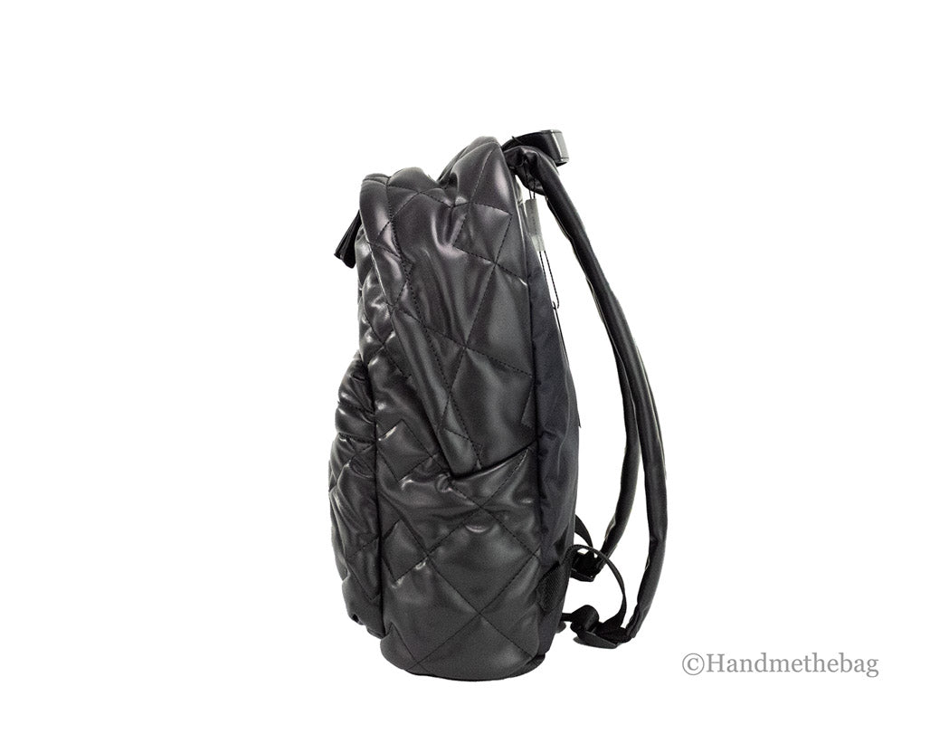 Marc Jacobs Moto Pillow Medium Black Quilted Backpack | Streetwear