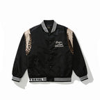 Men's Retro Leopard Print Versatile Breasted Jacket