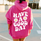 Flower Print Casual Hoodie for Men and Women | Streetwear